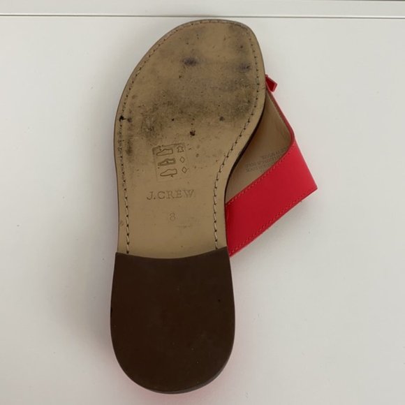 J.Crew 8 Poppy Pink Playa Thong Sandals - Picture 9 of 16